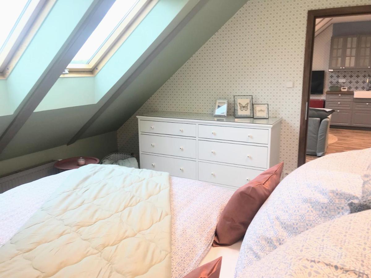 Attic Apartment On Waterfront / View / Netflix プラハ エクステリア 写真
