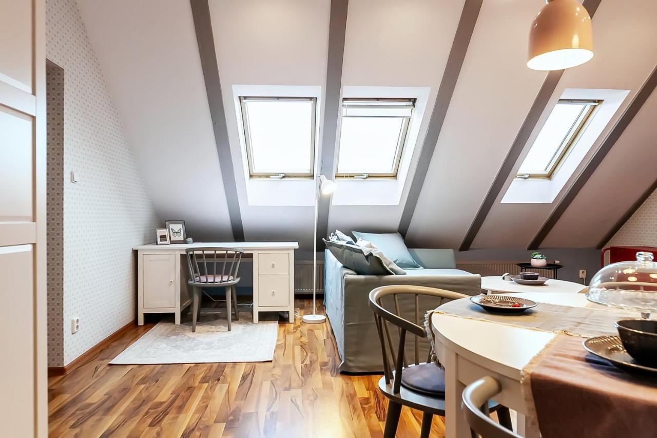Attic Apartment On Waterfront / View / Netflix プラハ エクステリア 写真